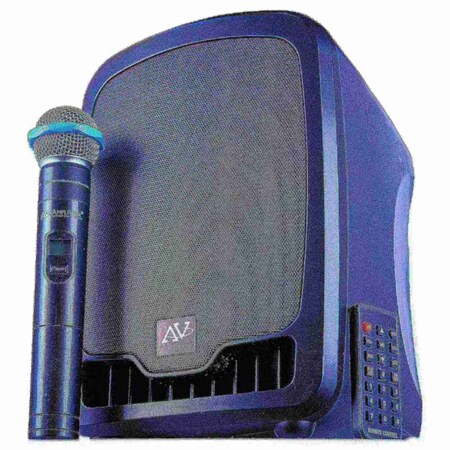 Amplivox Sound Systems Bluetooth Wireless Portable Media Player PA System, 36W, Black SW725